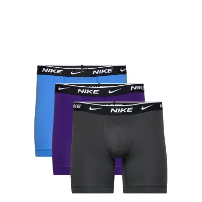 Boxer Brief 3Pk Boxerkalsonger Blå NIKE Underwear