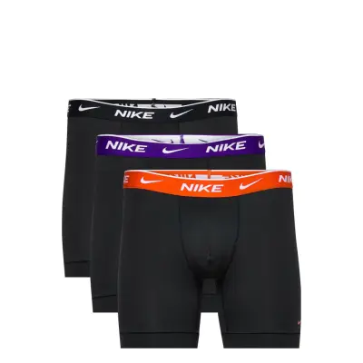 Boxer Brief 3Pk Boxerkalsonger Svart NIKE Underwear