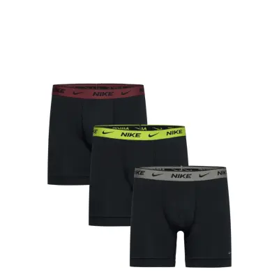 NIKE Underwear Boxer Brief 3Pk Svart