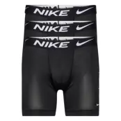 NIKE Underwear Boxer Brief Long 3Pk Svart