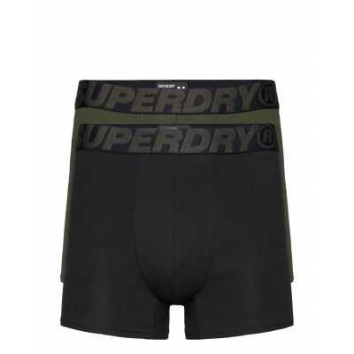 Boxer Double Pack Boxerkalsonger Grön Superdry