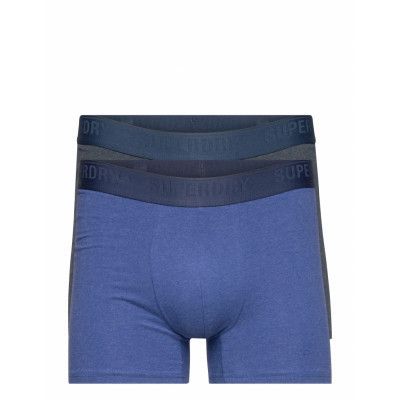 Boxer Multi Double Pack Boxerkalsonger Blå Superdry