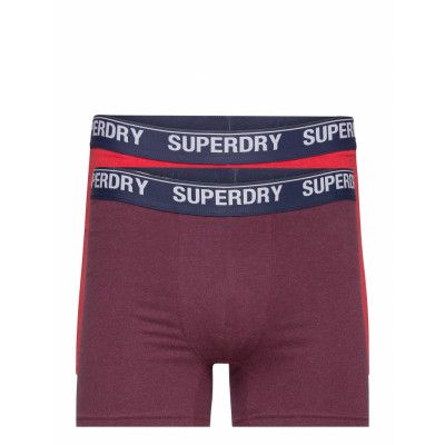 Boxer Multi Double Pack Boxerkalsonger Röd Superdry