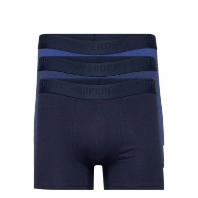 Boxer Multi Triple Pack Boxerkalsonger Blå Superdry