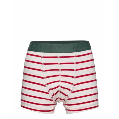 Boxer Po.P Striped School Trosa Beige Polarn O. Pyret