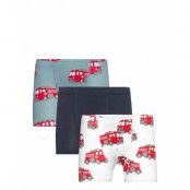 Boxer Sb Aop Fire Truck 3 Pack Night & Underwear Underwear Underpants Multi/mönstrad Lindex