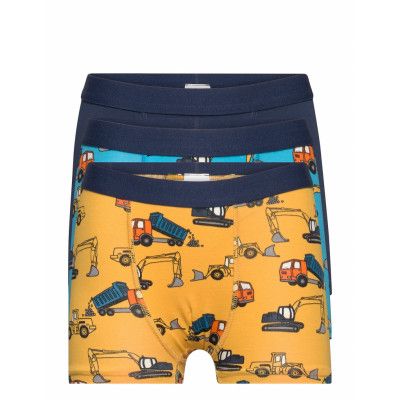 Boxer Sb Aop Vehicle 3p Night & Underwear Underwear Underpants Multi/mönstrad Lindex