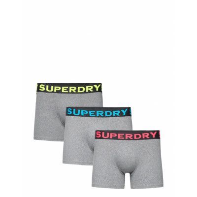 Boxer Triple Pack *Villkorat Erbjudande Boxerkalsonger Grå Superdry