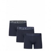 Superdry Boxer Triple Pack Marinblå