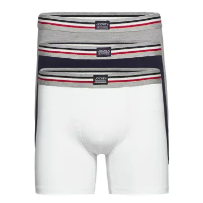 Boxer Trunk 3-P Boxerkalsonger Blå Jockey