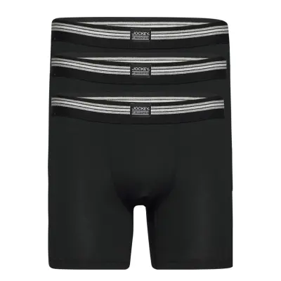 Jockey Boxer Trunk 3-P Svart