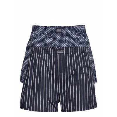 Boxer Woven 2-P Underwear Boxer Shorts Blå Jockey