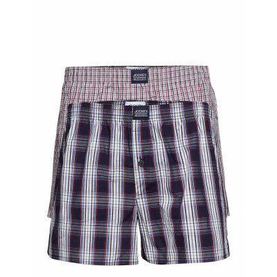 Boxer Woven 2-P *Villkorat Erbjudande Underwear Boxer Shorts Röd Jockey