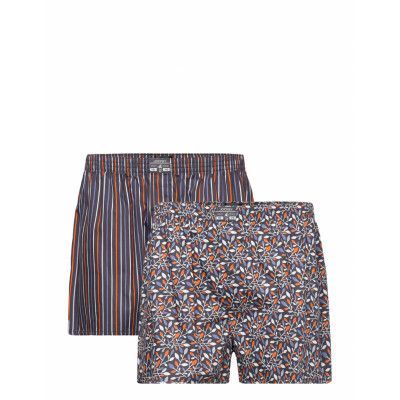 Boxer Woven 2P *Villkorat Erbjudande Underwear Boxer Shorts Blå Jockey