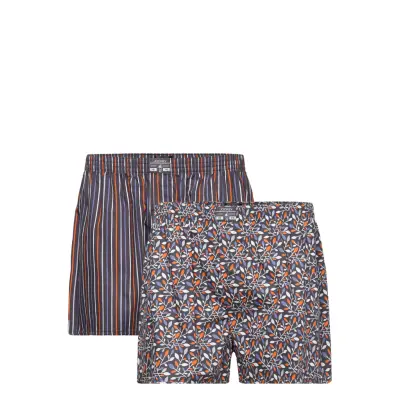 Boxer Woven 2P *Villkorat Erbjudande Underwear Boxer Shorts Blå Jockey