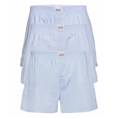 Boxer Woven 3-P *Villkorat Erbjudande Underwear Boxer Shorts Blå Jockey