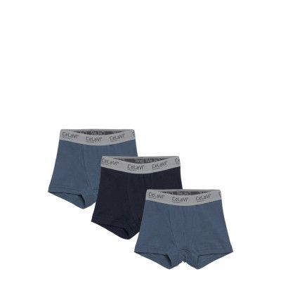 Boxers 3-Pack Night & Underwear Underwear Underpants Blue CeLaVi