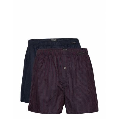 Boxershorts Underwear Boxer Shorts Marinblå Schiesser