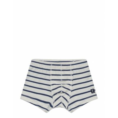 Boy Boxer Po.P Striped Preschool Night & Underwear Underwear Underpants Blå Polarn O. Pyret