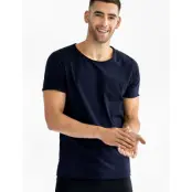 Bread & Boxers Crew-Neck Relaxed T-Shirt - Navy - M