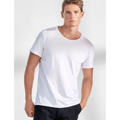 Bread & Boxers Crew-Neck Relaxed T-Shirt - White - S