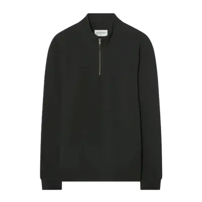 Bread & Boxers Half Zip Grå