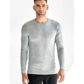 Bread & Boxers Long Sleeve Slim - Grey - M