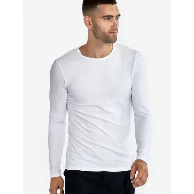 Bread & Boxers Long Sleeve Slim - White - M