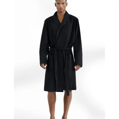 Bread & Boxers Robe - Black - S/M