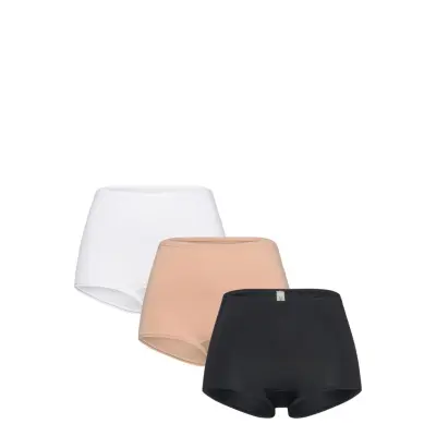 Brief Boxer Midi Polly Micro 3 *Villkorat Erbjudande Lingerie Panties High Waisted Panties Beige Lindex