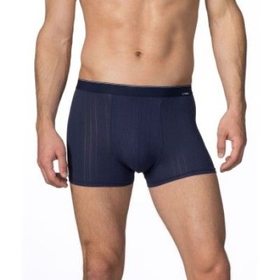Calida Pure & Striped Boxer 25217 Navy * Fri Frakt *
