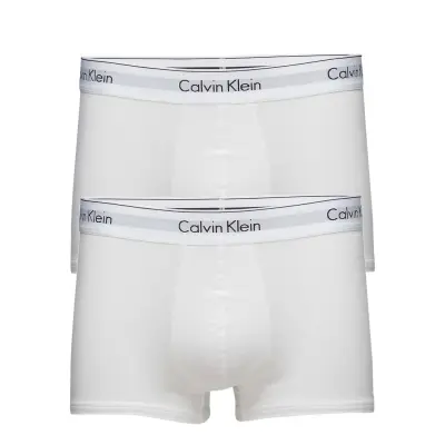 2P Trunk Boxerkalsonger Vit Calvin Klein
