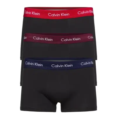 3P Low Rise Trunk *Villkorat Erbjudande Boxerkalsonger Blå Calvin Klein