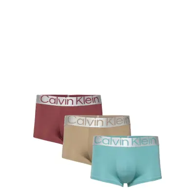 Low Rise Trunk 3Pk *Villkorat Erbjudande Boxerkalsonger Blå Calvin Klein