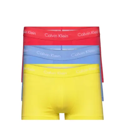 3P Low Rise Trunk *Villkorat Erbjudande Boxerkalsonger Blå Calvin Klein