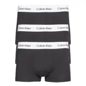 3P Low Rise Trunk Boxerkalsonger Black Calvin Klein