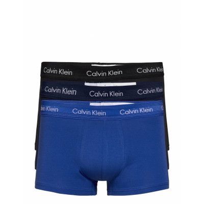 3P Low Rise Trunk Boxerkalsonger Black Calvin Klein