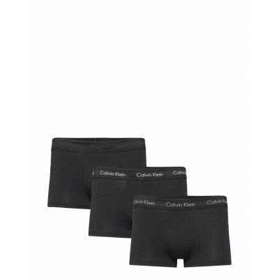 3P Low Rise Trunk Boxerkalsonger Black Calvin Klein
