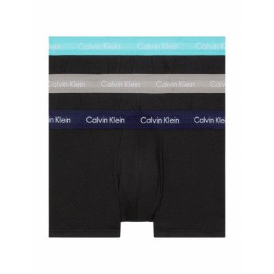 Calvin Klein 3P Low Rise Trunk Svart