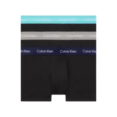 Calvin Klein 3P Low Rise Trunk Svart