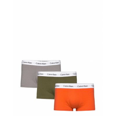 3P Low Rise Trunk *Villkorat Erbjudande Boxerkalsonger Brun Calvin Klein