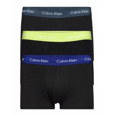 3P Low Rise Trunk Boxerkalsonger Multi/mönstrad Calvin Klein