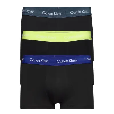 3P Low Rise Trunk Boxerkalsonger Multi/mönstrad Calvin Klein