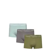 3P Low Rise Trunk Boxerkalsonger Khaki Green Calvin Klein