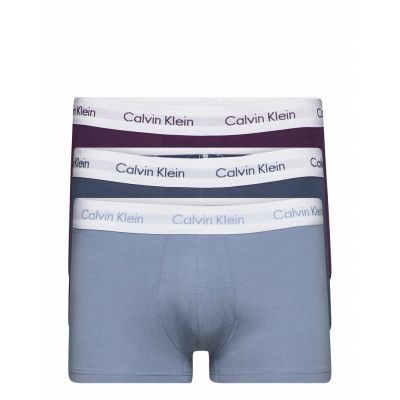 3P Low Rise Trunk Boxerkalsonger Multi/mönstrad Calvin Klein