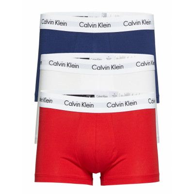 3P Low Rise Trunk Boxerkalsonger Multi/mönstrad Calvin Klein