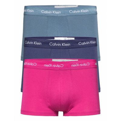 3p Low Rise Trunk Boxerkalsonger Multi/mönstrad Calvin Klein