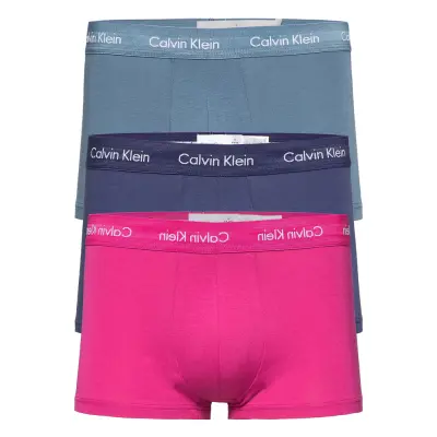 3p Low Rise Trunk Boxerkalsonger Multi/mönstrad Calvin Klein