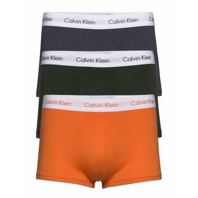 3P Low Rise Trunk *Villkorat Erbjudande Boxerkalsonger Orange Calvin Klein