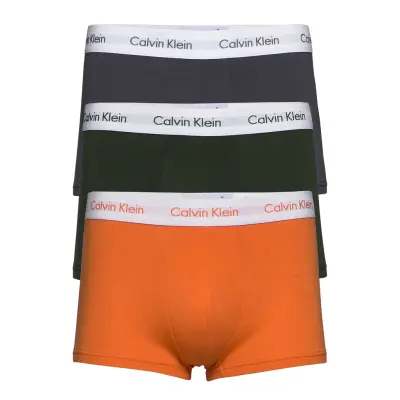 3P Low Rise Trunk *Villkorat Erbjudande Boxerkalsonger Orange Calvin Klein